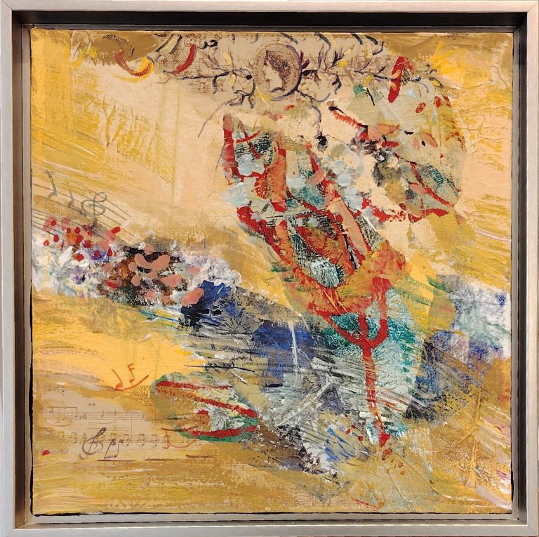 this contempoarary abstract colour painting in inspired by music, now on view in the five plus art gallery in vienna, opening exhibition 04.06.2025, buy art for your home